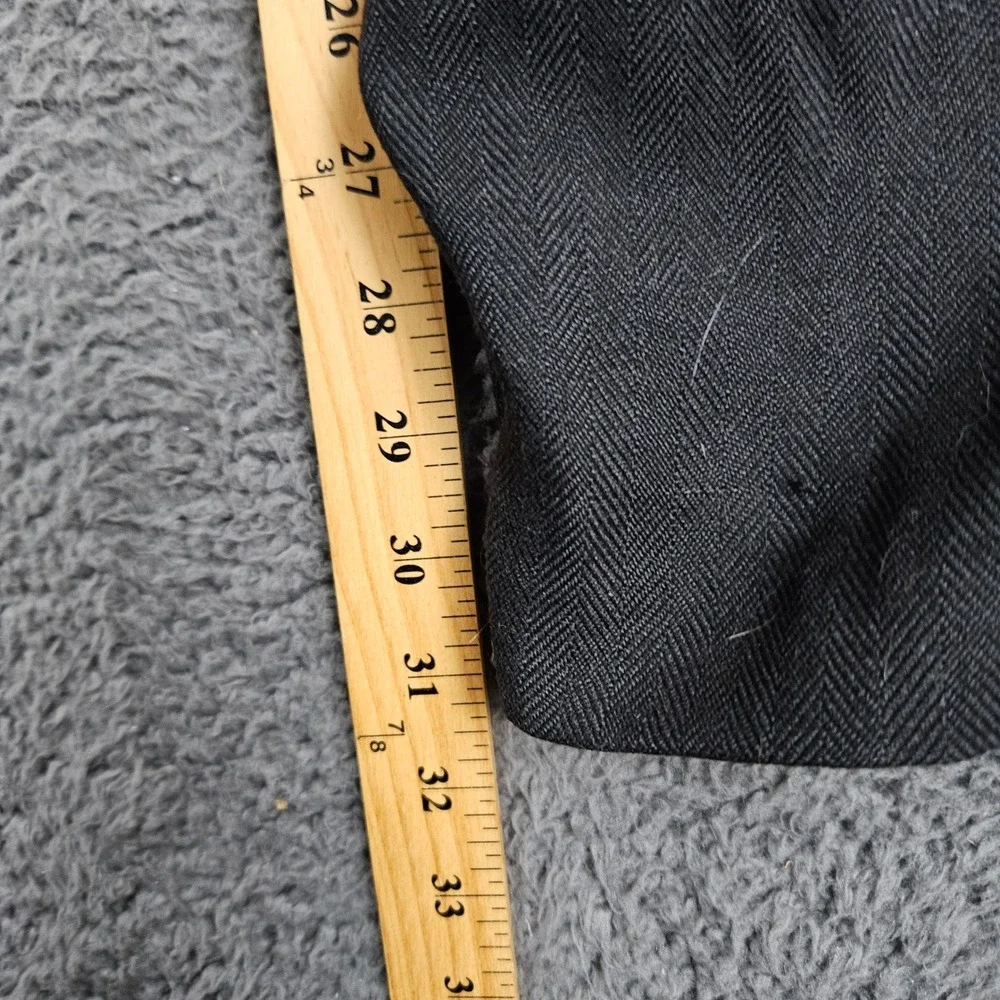 Free People Black Herringbone High Waisted Trouser Pants Women's‎ Size 8